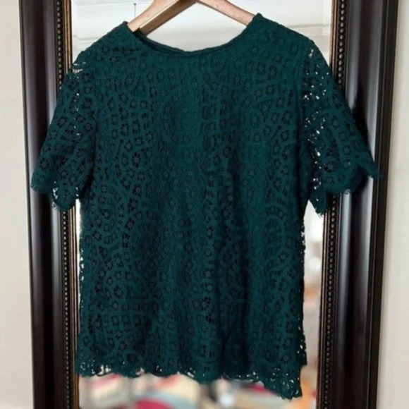 ‎𝅺PHILOSOPHY  GREEN Blouse - Picture 1 of 6